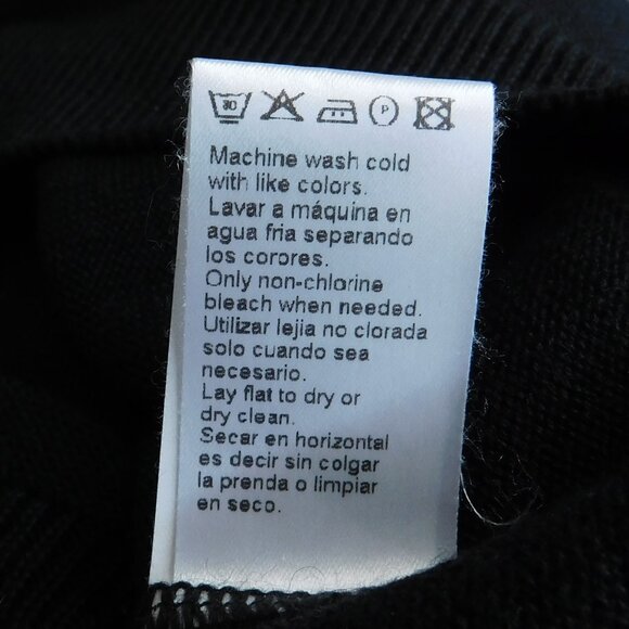 Raffi Black Argyle Diamond Crewneck Wool Blend Sweater Size L  Italy Mens - Picture 8 of 9